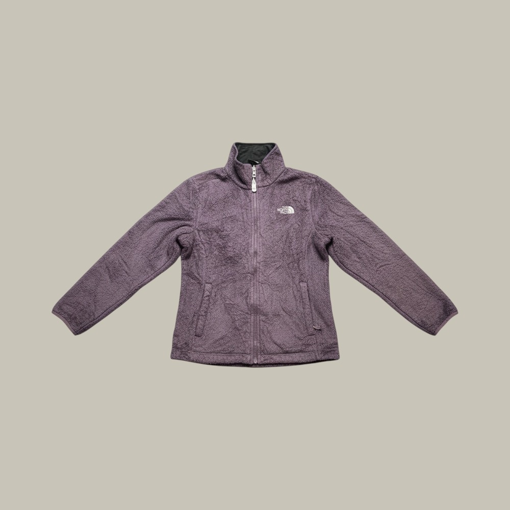 The North Face Jacket Womens S Osito Fleece Purple Full Zip Mock Neck Outdoor